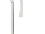 an image of a pen with a white handle and a black tip