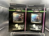 deux boîtes de cartes « Final Fantasy Type D » en vitrine