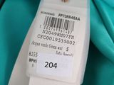 an image of a blue dress with a tag attached to it