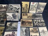 several old black and white photographs of old buildings and buildings