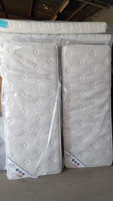 Paire de matelas 2x80x200x21cm, CLOUD, ressorts ensachés - P…