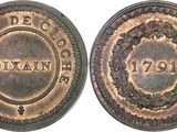 a close up of a coin with the word dixie on it
