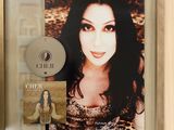 a framed picture of a woman with long black hair