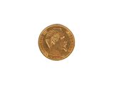 an image of a gold coin with a woman ' s face on it