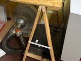 an image of a workbench with a computer on top of it