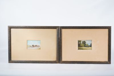 École du XIXe siècle Paysages animés