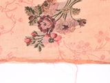 a piece of fabric with a floral design on it