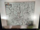 a picture of a picture of a map on the wall