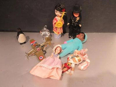 a lot of toys that are sitting on a table