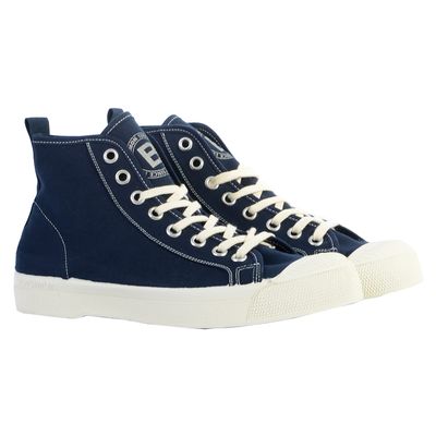 BENSIMON - Baskets montantes - Stella B79 HOM - Toile marine…