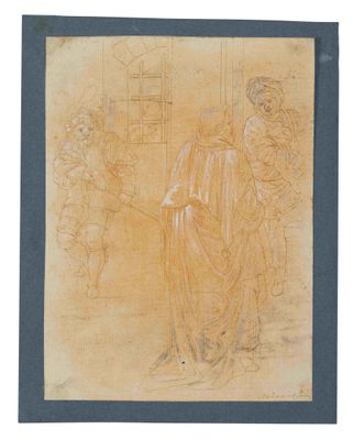 EGISTO ROSSI (1824/1825-1899) Historical scene inscrit ‘Andr…