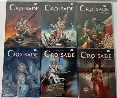 Les six tomes de « Crossade », la série complète, et la série complète de « Crossade »