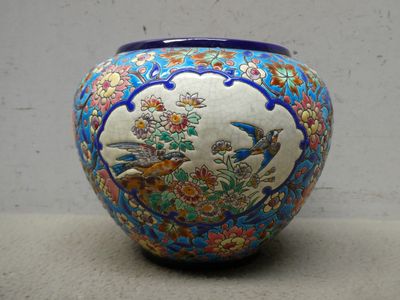 Carafe faïence XXe - Hubert BEQUET Quaregnon - Label Emmaüs