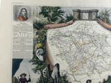 a map of the city of london in the middle of the 19th century