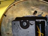 a close up of a camera with a battery in it