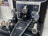 a lot of watches on display in a display case
