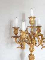 PAIRE DE CANDELABRES à cinq bras de lumière de style Louis X… (photo 4)