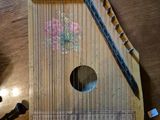 a musical instrument that is sitting on a table