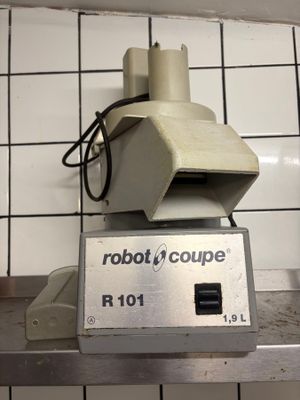a robot that is sitting on top of a counter