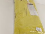 the yellow envelope is wrapped in plastic and ready to be shipped