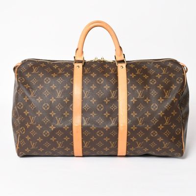 louis vuitton monogram canvas keepall bag