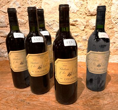 Lot de 6 Collioure « chat des abelles » bouteilles numérotée… - Photo 1