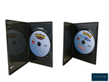 two dvd cases that have a pokemon movie on them