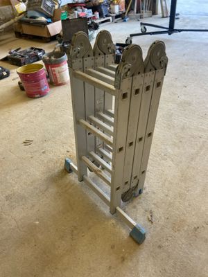 an image of a metal rack in a garage