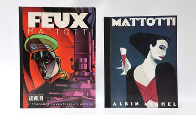 MATTOTTI (Lorenzo). Feux. Paris, Albin Michel, 1986. In-4, r…