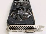 a close up of a video card on a white surface