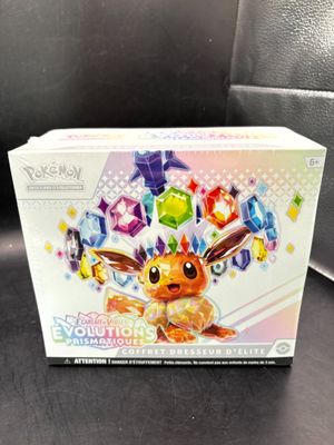 a box with a pokemon figure sitting on top of it