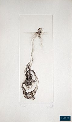une image représentant le dessin d'une personne suspendue à une corde