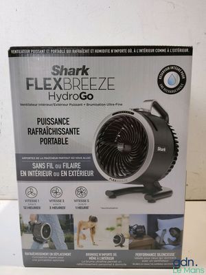 Ventilateur portable Shark Flexbreeze Hydrogo avec télécommande