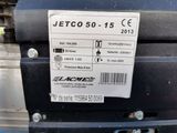 a label on the back of a truck that says jetco 50 - 15