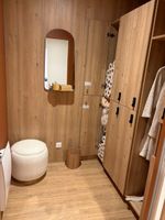 Meuble-vestiaire lamifié imitation chaîne clair 7 cases à co…