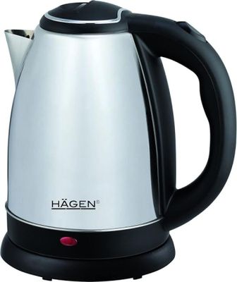 a close up of a stainless steel kettle on a white background