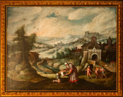 L'enfant prodigue - Frans Francken II, attribué, École franc…