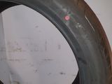 a close up of a tire with a hole in the middle