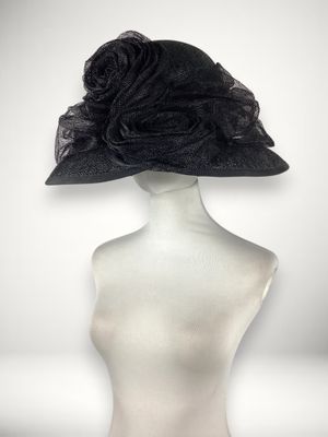 une image représentant une tête de mannequin coiffée d'un chapeau