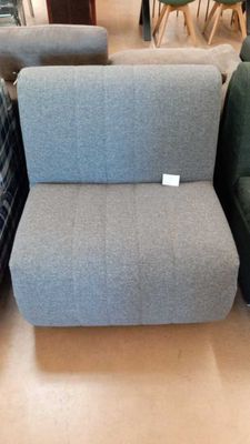 DIVA FRANCE - Chauffeuse grise, dimensions environ 88cm de l…