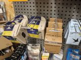 many boxes of electronics on the shelf in the store