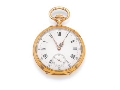 Montre de poche avec chiffres romains et chiffres romains sur le cadran