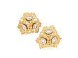 an image of a pair of gold and diamond earrings