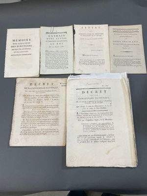 11 documents révolutionnaires concernant le département de l…