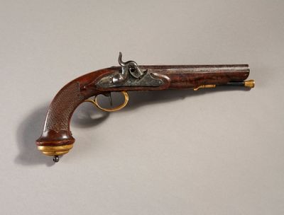 Pistolet d'Officier de Mamelucks, transformé à percussion. C…