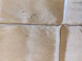 a close up of a piece of paper on a table