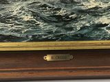an image of a painting of a boat in a stormy sea