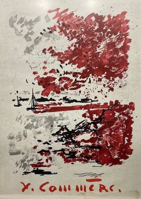 Yves-Jean COMMERE Composition Affiche lithographique 67 x 50…