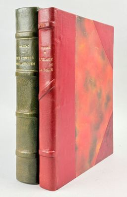 [DUBOUT] Réunion de 2 volumes in-4 reliés illustrés par DUBO…