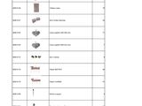 a table with a number of different types of valves and valves